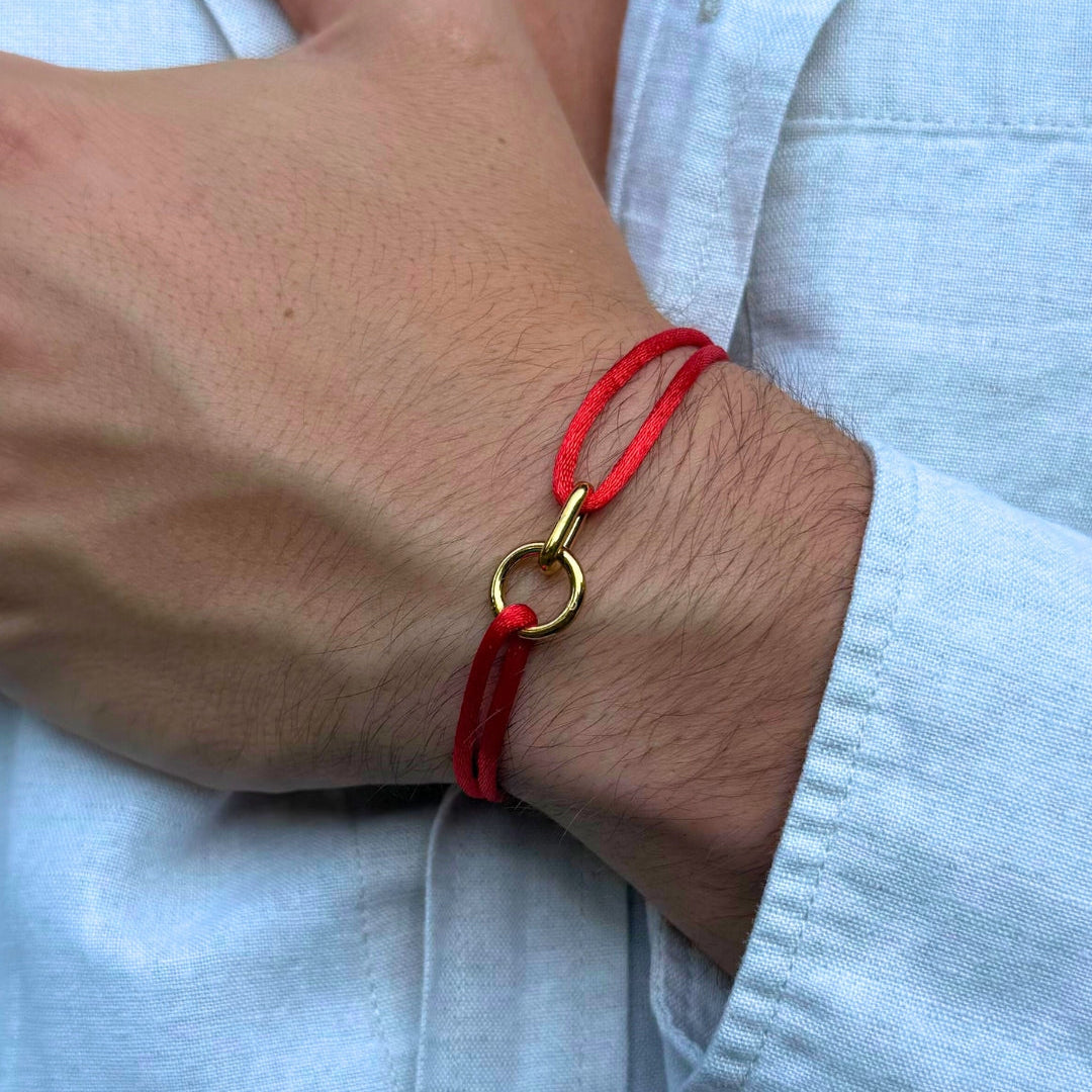 RED UNITY BRACELET | 18K Gold