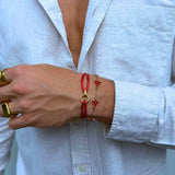 RED UNITY BRACELET | 18K Gold