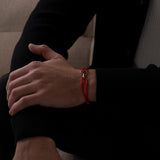 RED UNITY BRACELET | Silver