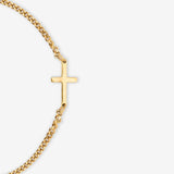 CROSS BRACELET | 18K Gold