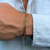 CUBAN BRACELET 5MM | 18K Gold