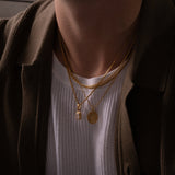 WHITE GEMSTONE CHAIN | 18K Gold