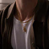 WHITE GEMSTONE CHAIN | 18K Gold